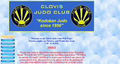 Desktop Screenshot of clovisjudoclub.com